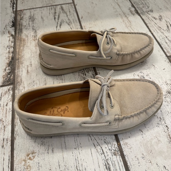Sperry Gold Cup White Suede sz 10.5 - Picture 5 of 8